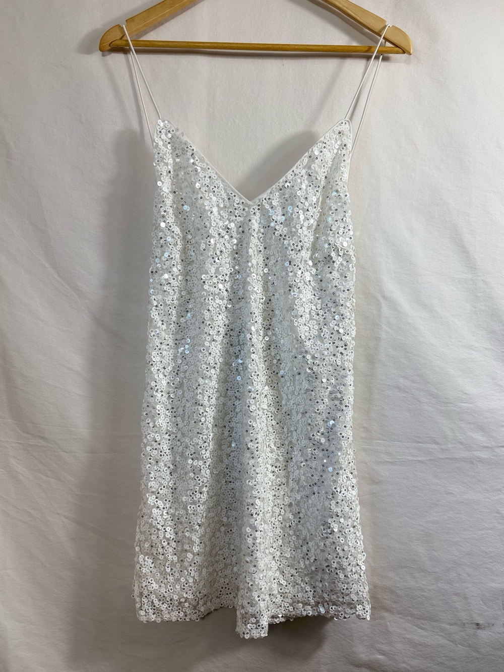 Force of Fashion White Backless Sequin Mini Dress by Lulus - Picture 3 of 5